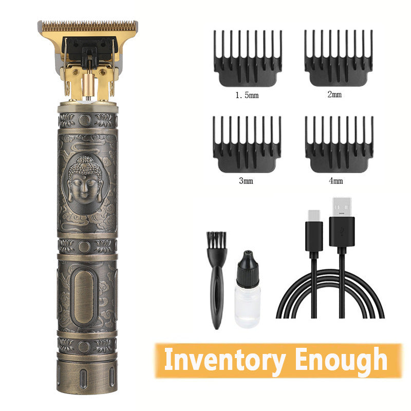 Electric Hair Clipper for Barbershop Oil Hair Sculpting Electric Haircut Machine, Men's Haircutting Shaver, Bald Head Trimmer