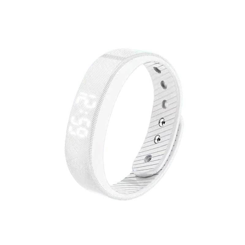 Montre intelligente, bracelet intelligent, écran couleur rond, musique, météo, podomètre, bracelet sportif
