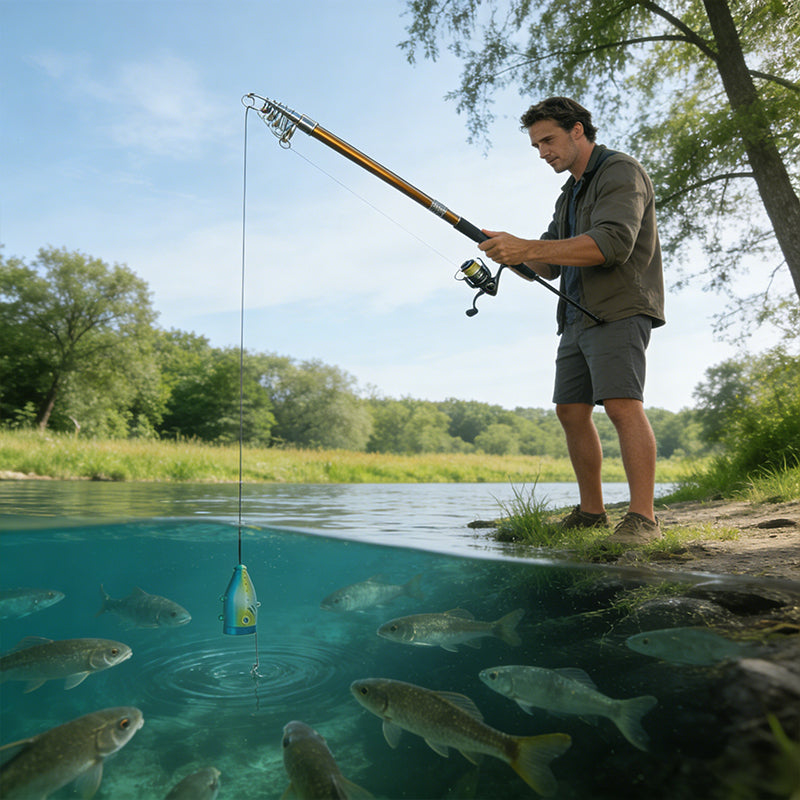 Caméra de pêche sous-marine avec 8 lumières IR, câble 5 V CC, longueurs disponibles 15/20/30 m, détecteur de poissons