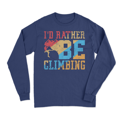 Je préfère grimper que faire des choses ennuyeuses T-Shirt à manches longues homme
