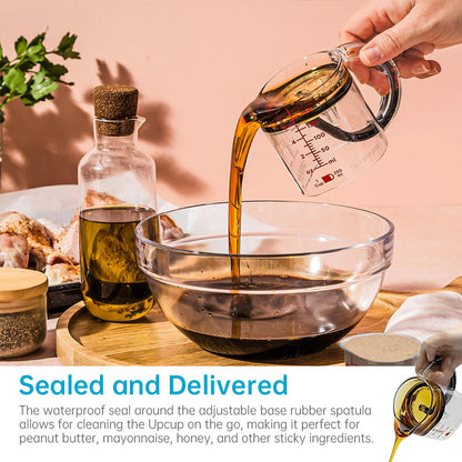 Adjustable Measuring Cube - Kitchen Cooking Cup with Scraper Seal