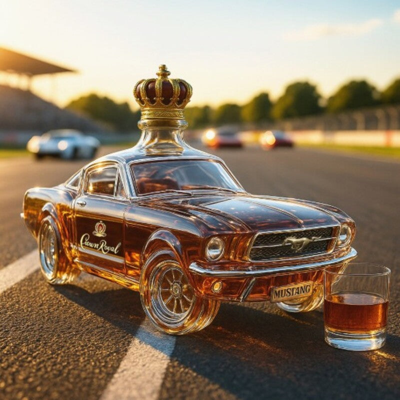 Bouteille de whisky en forme de voiture de police - Bouteille décorative créative pour bar/cadeau pour la maison