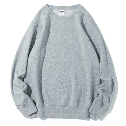 Sweatshirt Men's Round Neck Thicken Warm Outerwear Couple Style Long Sleeve