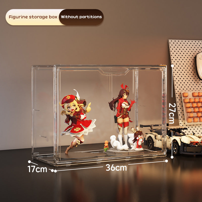 Boîtier magnétique pliable en acrylique - Exposez et protégez vos figurines d'action, Funko Pops, jouets en boîte surprise