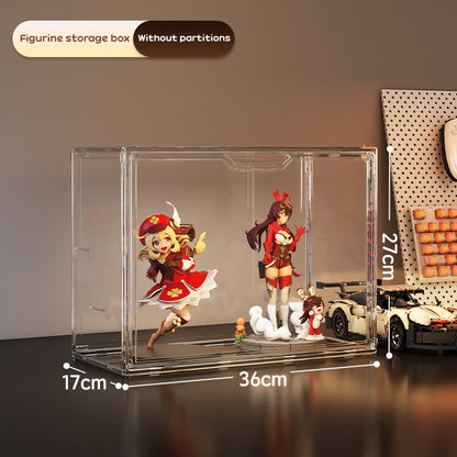 Boîtier magnétique pliable en acrylique - Exposez et protégez vos figurines d'action, Funko Pops, jouets en boîte surprise