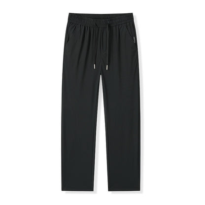 Men's Lightweight Four-Way Stretch Ice Silk Chino Pants