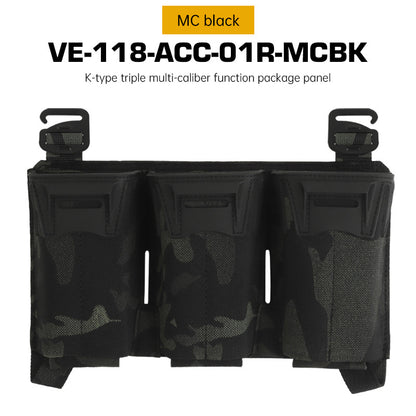 Tactical Multi-Caliber Triple Mag Pouch - M4/7.62x39/PCC 9mm, Glock Mags, MOLLE, Hunting & Agility