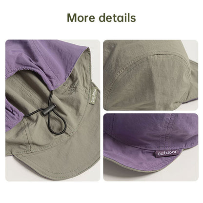 Unisex 3-in-1 Reversible Bucket Hat | Quick-Dry Sun Cap for Hiking & Casual Wear