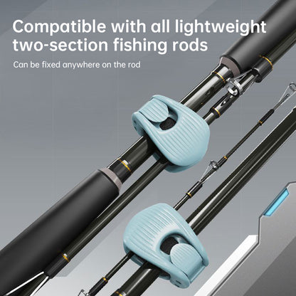 Universal Fishing Rod Holder: Multi-Function Binder Clip with Double Lock, Sponge Pad – for Lure/Sea Rods, Table Storage