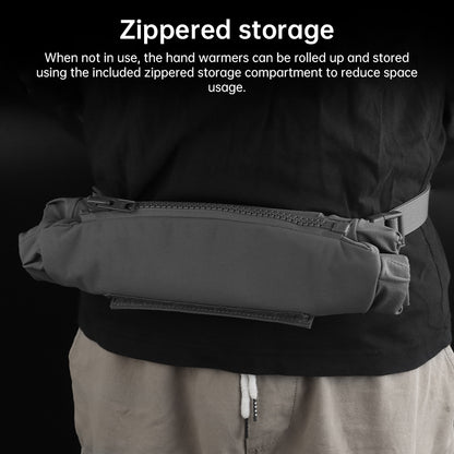 Tactical Hand Warmer Fanny Pack - 3-in-1 Winter Muff Pouch for Airsoft, Hunting, Camping