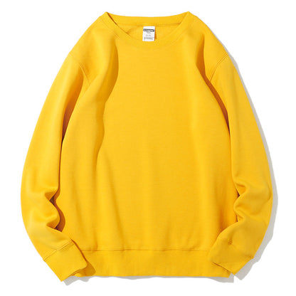 Sweatshirt Men's Round Neck Thicken Warm Outerwear Couple Style Long Sleeve