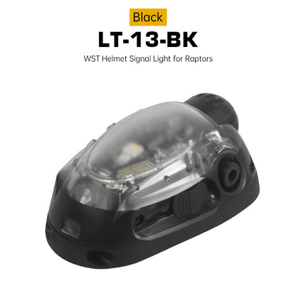 Hunting Airsoft Fishing Tactical Helmet Light - Red/Green/Blue/White/IR LED Strobe Signal Headlamp