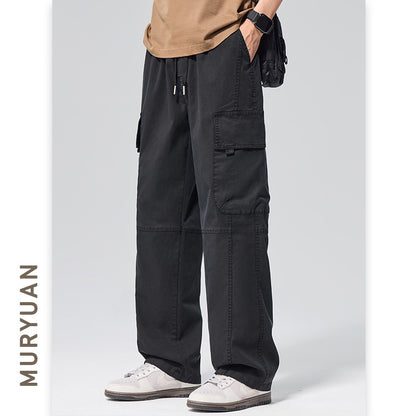 Street Style Deconstructed Lyocell Cargo Pants