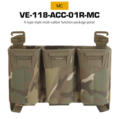 Tactical Multi-Caliber Triple Mag Pouch - M4/7.62x39/PCC 9mm, Glock Mags, MOLLE, Hunting & Agility