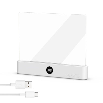 بطارية 1200 مللي أمبير + 3 درجات حرارة + ضبط السطوع + مؤقت إيقاف ضوء القراءة LED ضوء ليلي يعمل بالطاقة USB