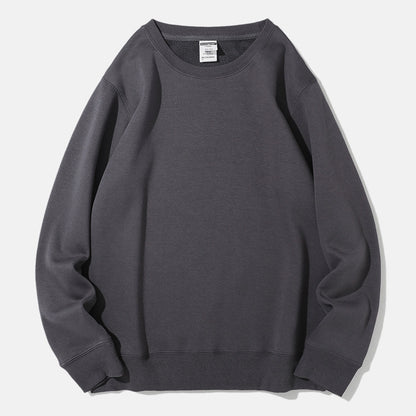 Sweatshirt Men's Round Neck Thicken Warm Outerwear Couple Style Long Sleeve