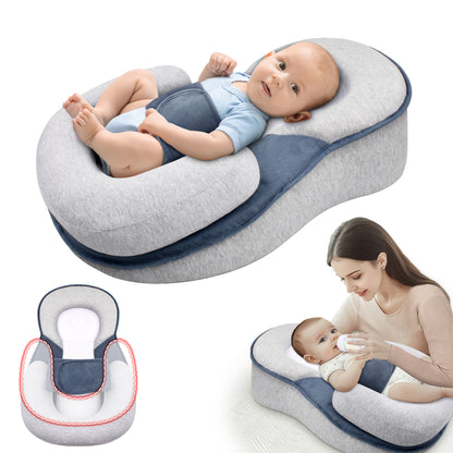Oreiller incliné anti-reflux pour bébé, aide à l'allaitement, coussin de repos pour nouveau-né, oreiller d'allaitement