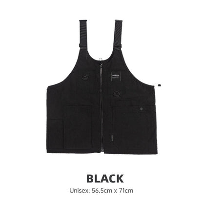 Multi-Pocket Sleeveless Vest, Camping Fishing Work Travel Hiking Shoulder Bag Waistcoat, Unisex Utility Jacket