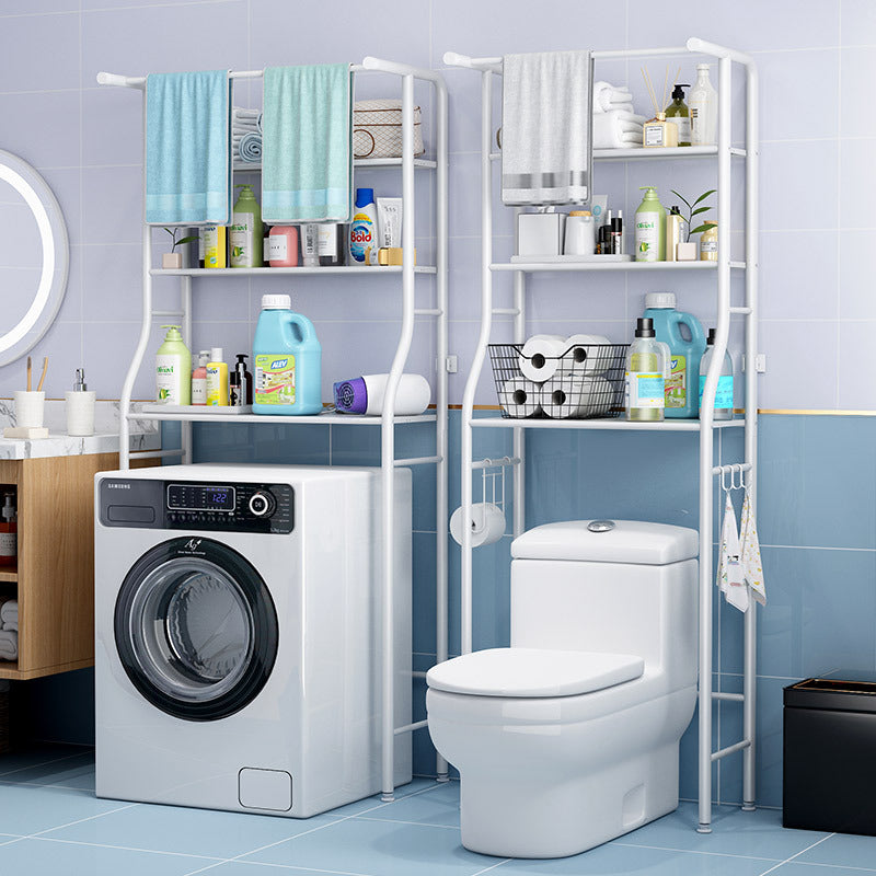 Meuble haut de toilette moderne - Karawan - Rangement de salle de bain peu encombrant, 166x65x25cm