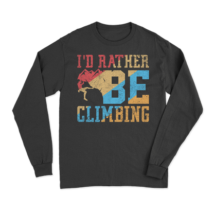 Je préfère grimper que faire des choses ennuyeuses T-Shirt à manches longues homme