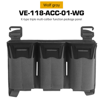Tactical Multi-Caliber Triple Mag Pouch - M4/7.62x39/PCC 9mm, Glock Mags, MOLLE, Hunting & Agility