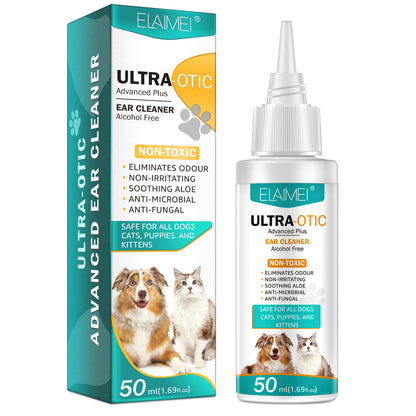 Nettoyant auriculaire pour animaux 50ml