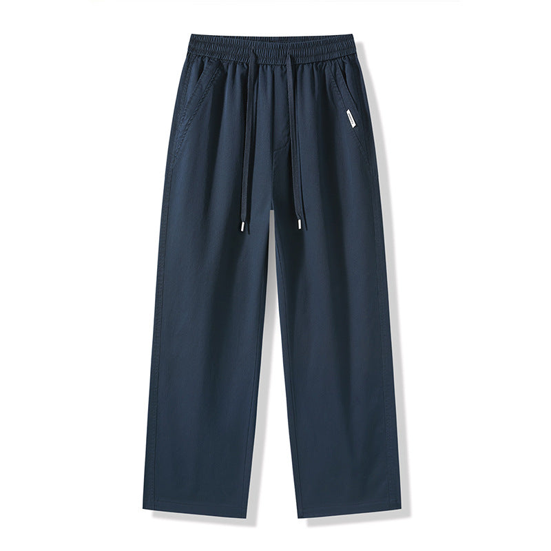 Style Men's Solid Color Deconstructed Casual Pants