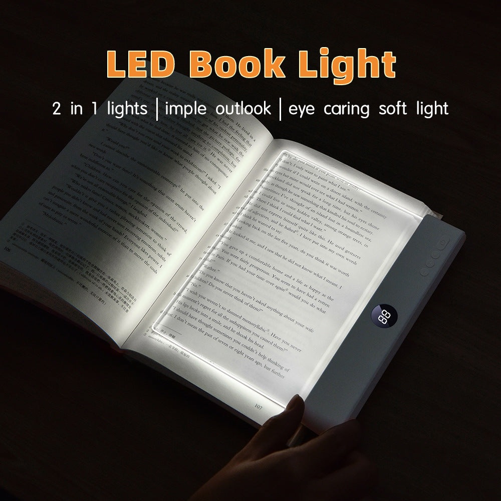 بطارية 1200 مللي أمبير + 3 درجات حرارة + ضبط السطوع + مؤقت إيقاف ضوء القراءة LED ضوء ليلي يعمل بالطاقة USB