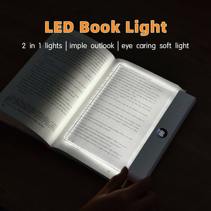 بطارية 1200 مللي أمبير + 3 درجات حرارة + ضبط السطوع + مؤقت إيقاف ضوء القراءة LED ضوء ليلي يعمل بالطاقة USB