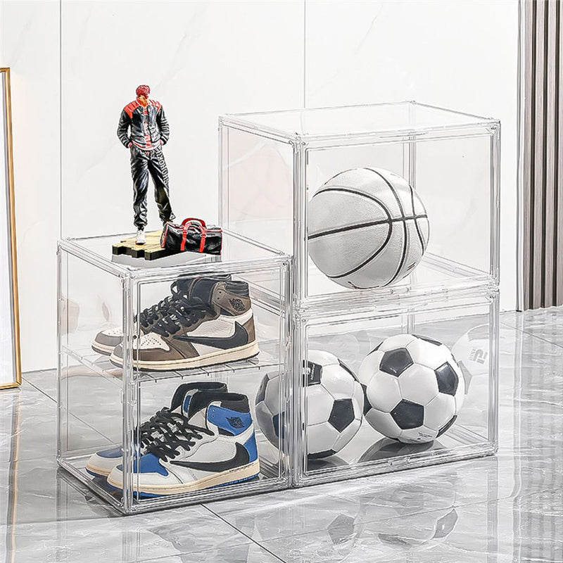 Boîtier magnétique pliable en acrylique - Exposez et protégez vos figurines d'action, Funko Pops, jouets en boîte surprise