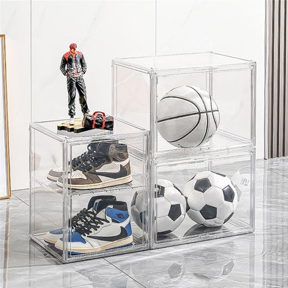 Boîtier magnétique pliable en acrylique - Exposez et protégez vos figurines d'action, Funko Pops, jouets en boîte surprise