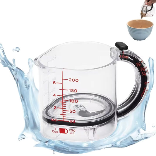 Adjustable Measuring Cube - Kitchen Cooking Cup with Scraper Seal