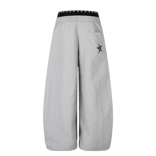 Wide-Leg Pants Unisex High Street Fashion Loose Slimming Versatile Straight Casual Sweatpants