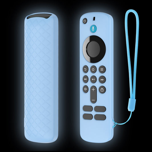 غطاء سيليكون للتحكم عن بعد لجهاز Fire TV Stick HD/4K (أحدث طراز 2025) - مضاد للانزلاق، مقاوم للغبار، غطاء واقي مضاد للصدمات