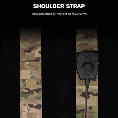 Gilet tactique double face Alpha Camouflage avec système MOLLE et poche de rangement interne élastique