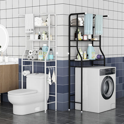 Meuble haut de toilette moderne - Karawan - Rangement de salle de bain peu encombrant, 166x65x25cm