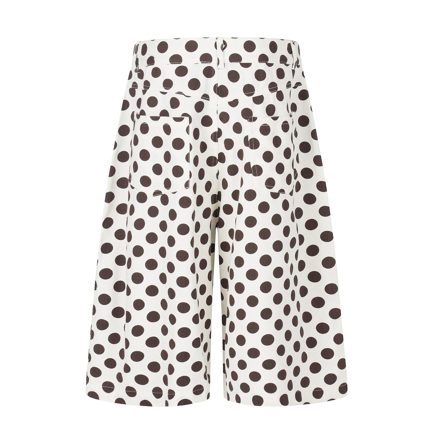Wide-Leg Seven-Eighth Pants Women's Loose Slim Fit Distressed Washed Streetwear Casual Mid-Length Pants
