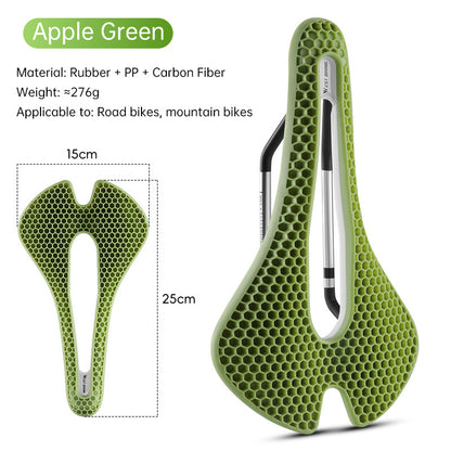 WEST BIKING TPE Honeycomb Breathable Bike Saddle – for racing, road, MTB