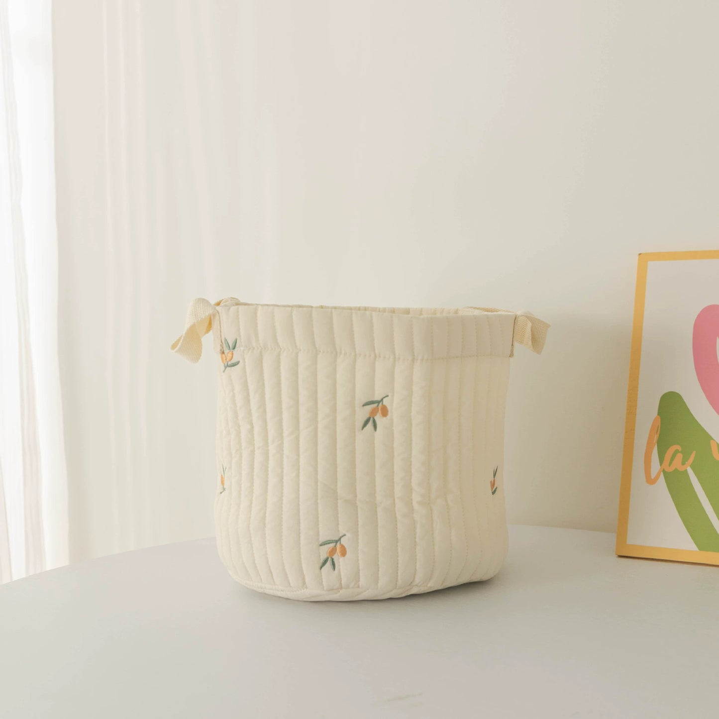 Baby Diaper Clothes Toy Organizer Bag Crib Storage Bag Multi-purpose Storage Basket
