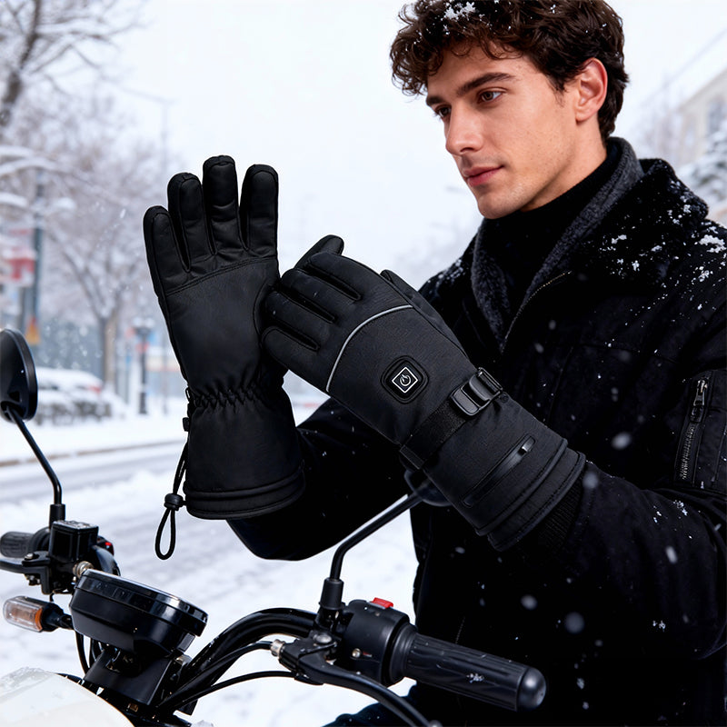 Gants chauffants électriques - Gants d'hiver chauds rechargeables et imperméables pour le ski, la motoneige et les activités de plein air