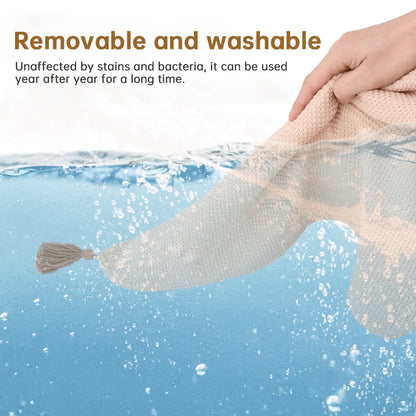 Couverture chauffante électrique USB portable avec 3 réglages de chaleur, lavable en machine. Idéale pour la maison, le bureau ou les voyages.