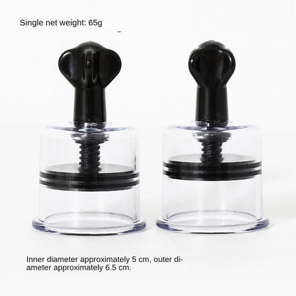 Erotic Nipple Suction Device, Intimate Nipple Clamp, Glass Female Sex Toy, Couples Pleasure Toy