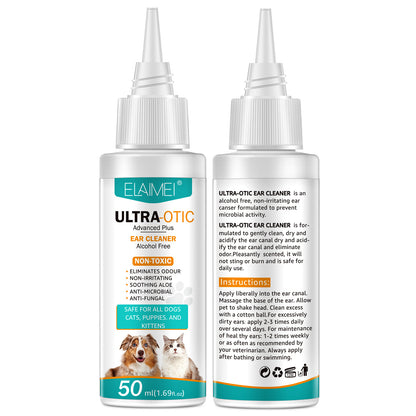 Nettoyant auriculaire pour animaux 50ml