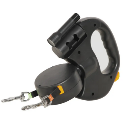 Laisse double automatique pour chien