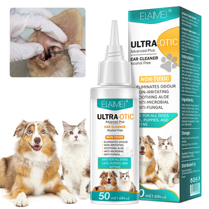 Nettoyant auriculaire pour animaux 50ml